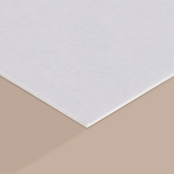 18 pt smooth white sample