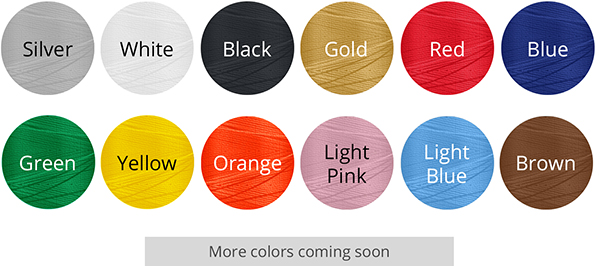 Crewneck embroidery thread colors