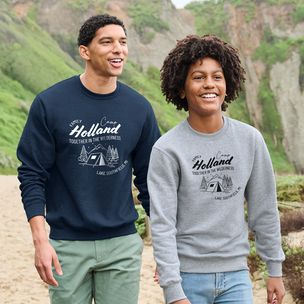 Crewneck sweatshirt lifestyle preview