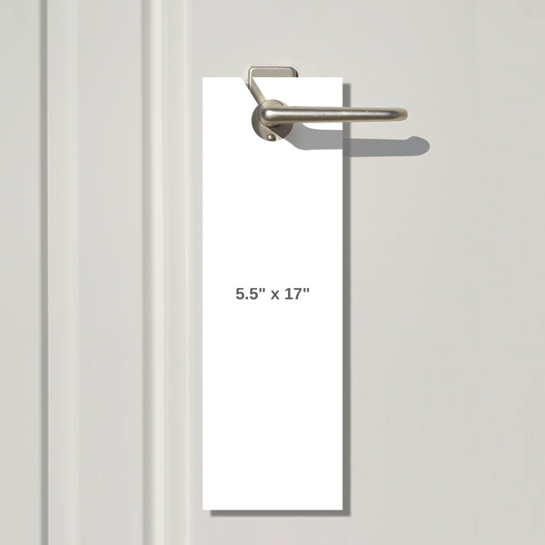 5.5 x 17 door hanger preview