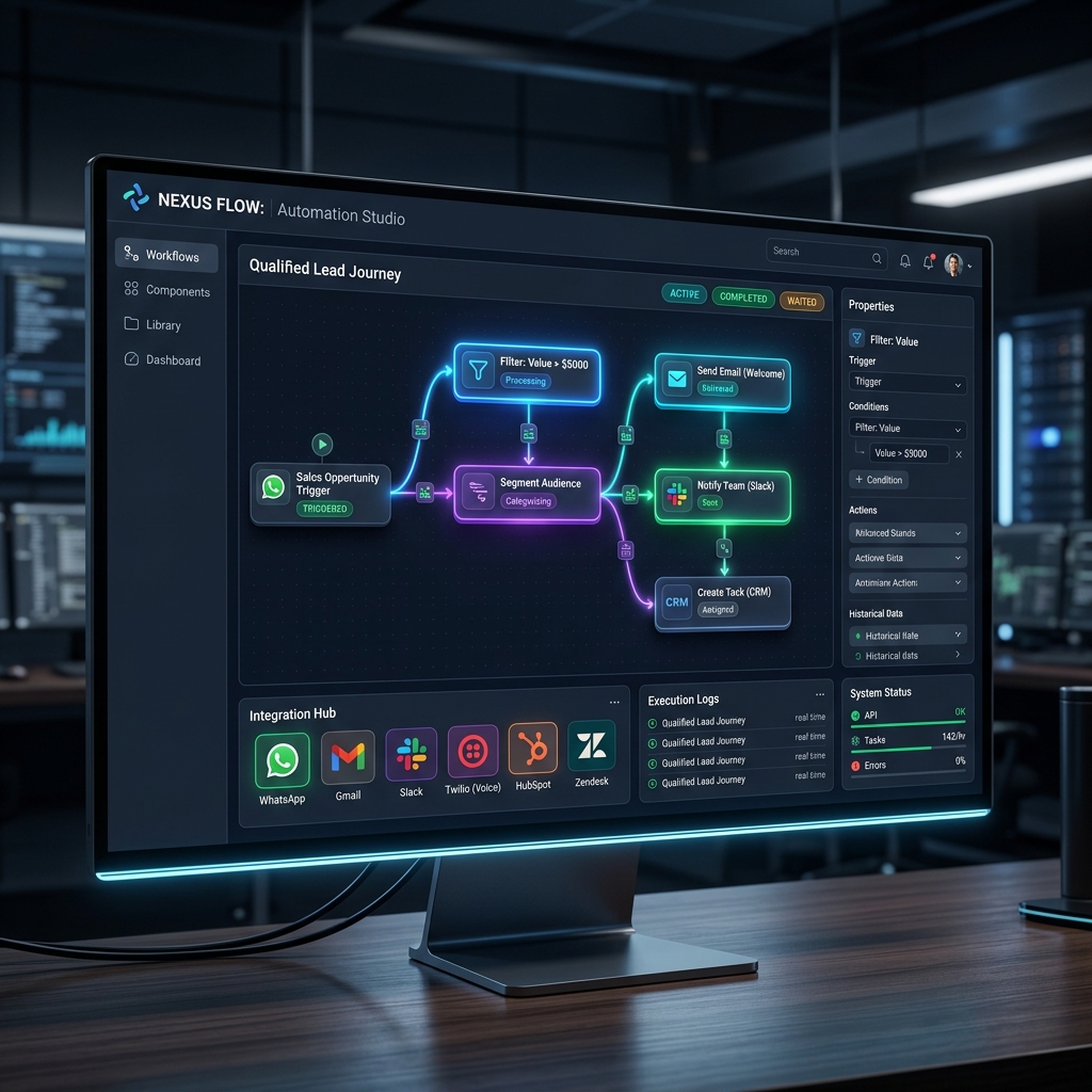 Smart automation workflow dashboard
